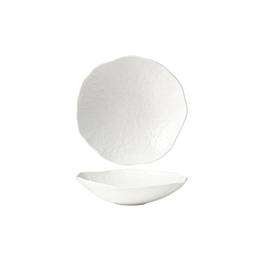 Tablekraft Fusion Lotus Deep Coupe Plate - 210mm, White, Box of 6