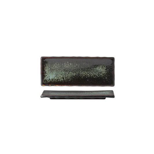 Tablekraft Fusion Sushi Plate - 230x93mm, Patina, Box of 6