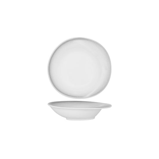 Tablekraft Bistro Organic Flared Bowl 232x220mm Frosted Steel (Box of 3) - Kitchenly