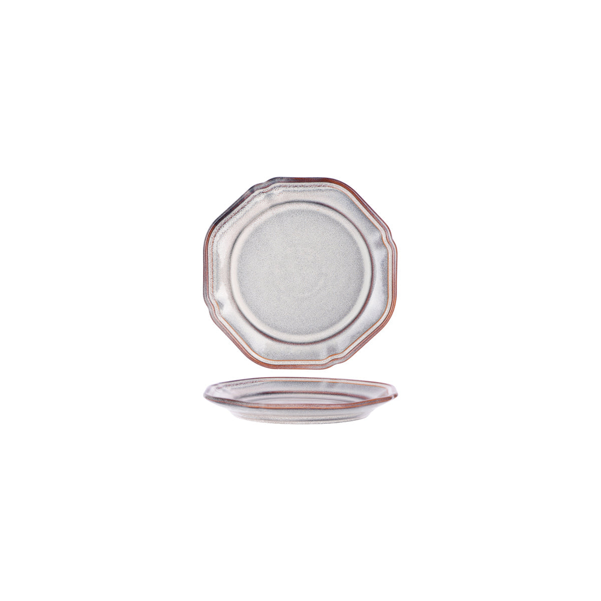 Tablekraft Provincial Vintage Plate Rim 190x25mm Ivory Mist (Box of 6) - Kitchenly