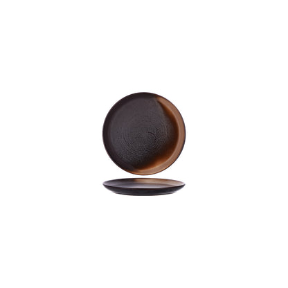 Tablekraft Urban Coffee Dust Round Coupe Plate - 160x23mm, Box of 6
