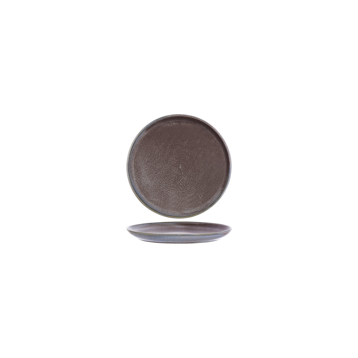 Tablekraft Urban Greystone Blue Round Coupe Plate 160x23mm (Box of 6) - Kitchenly