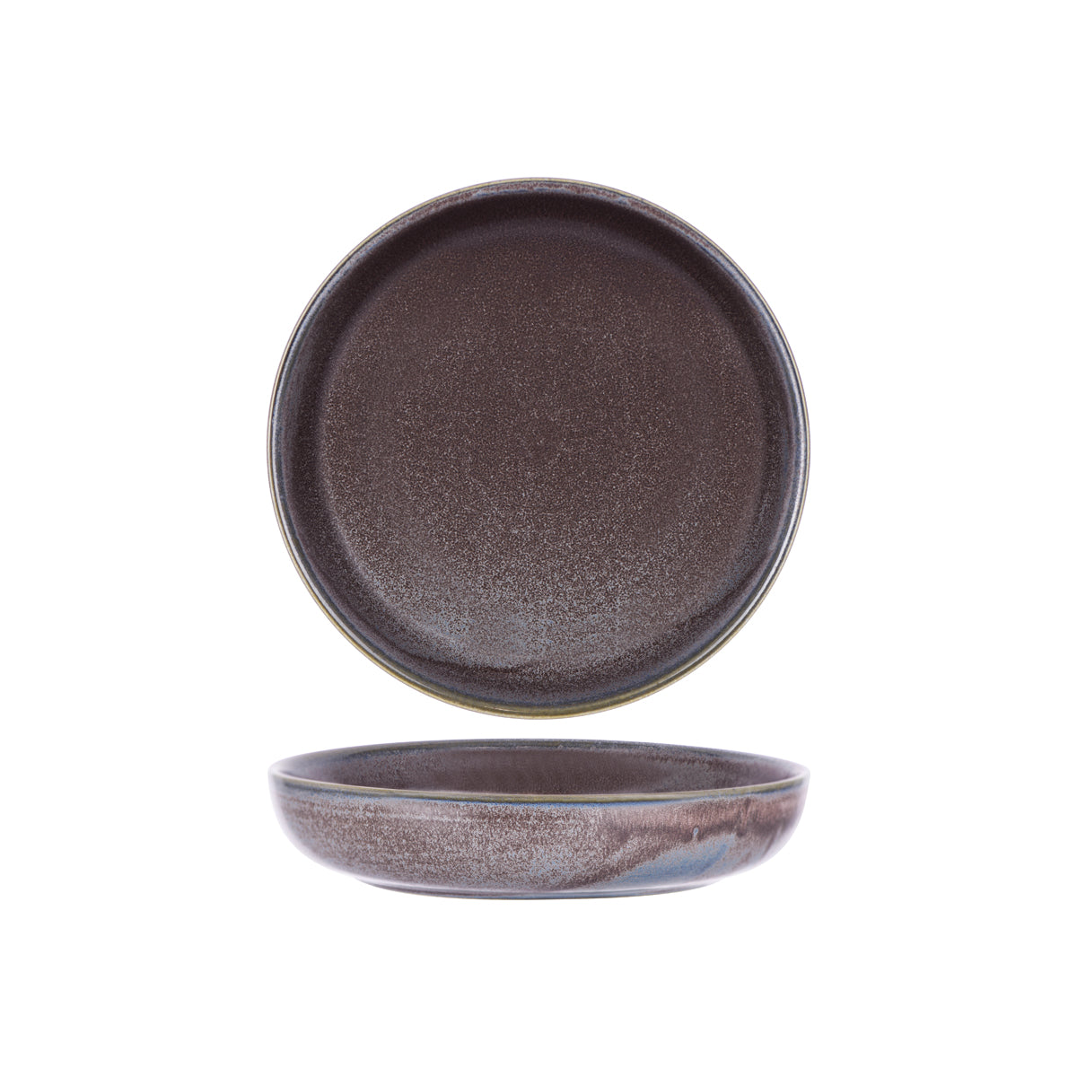 Tablekraft Urban Greystone Blue Round Flared Bowl 210x45mm (Box of 6) - Kitchenly