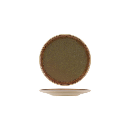 Tablekraft Soho Burnt Sienna Round Plate 200x10mm (Box of 6) - Kitchenly