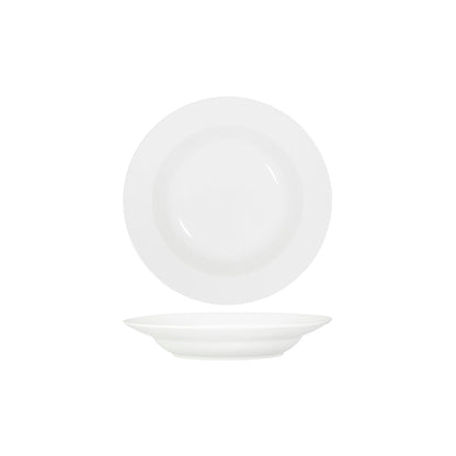 Tablekraft Core White Pasta/Soup Bowl Deep 270x52mm Rim Shape (Box of 3) - Kitchenly