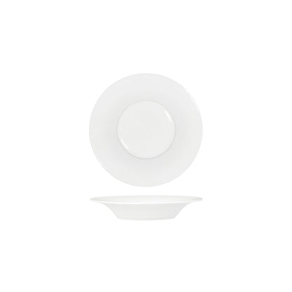 Tablekraft Core White Pasta Plate Angled Flare Rim 210x37mm (Box of 6) - Kitchenly