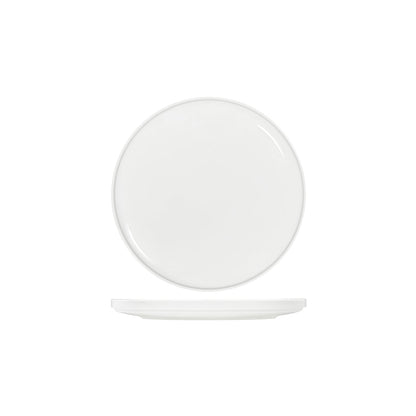 Tablekraft Core White Round Plate Walled Lip 270x26mm (Box of 3) - Kitchenly