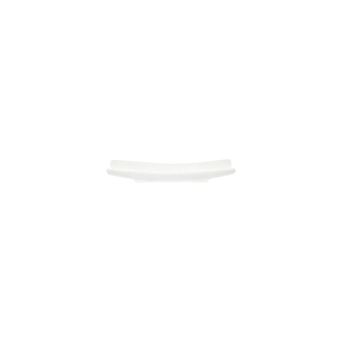 Tablekraft Core White Rectangular Server 200x70x30mm Curved (Box of 6) - Kitchenly