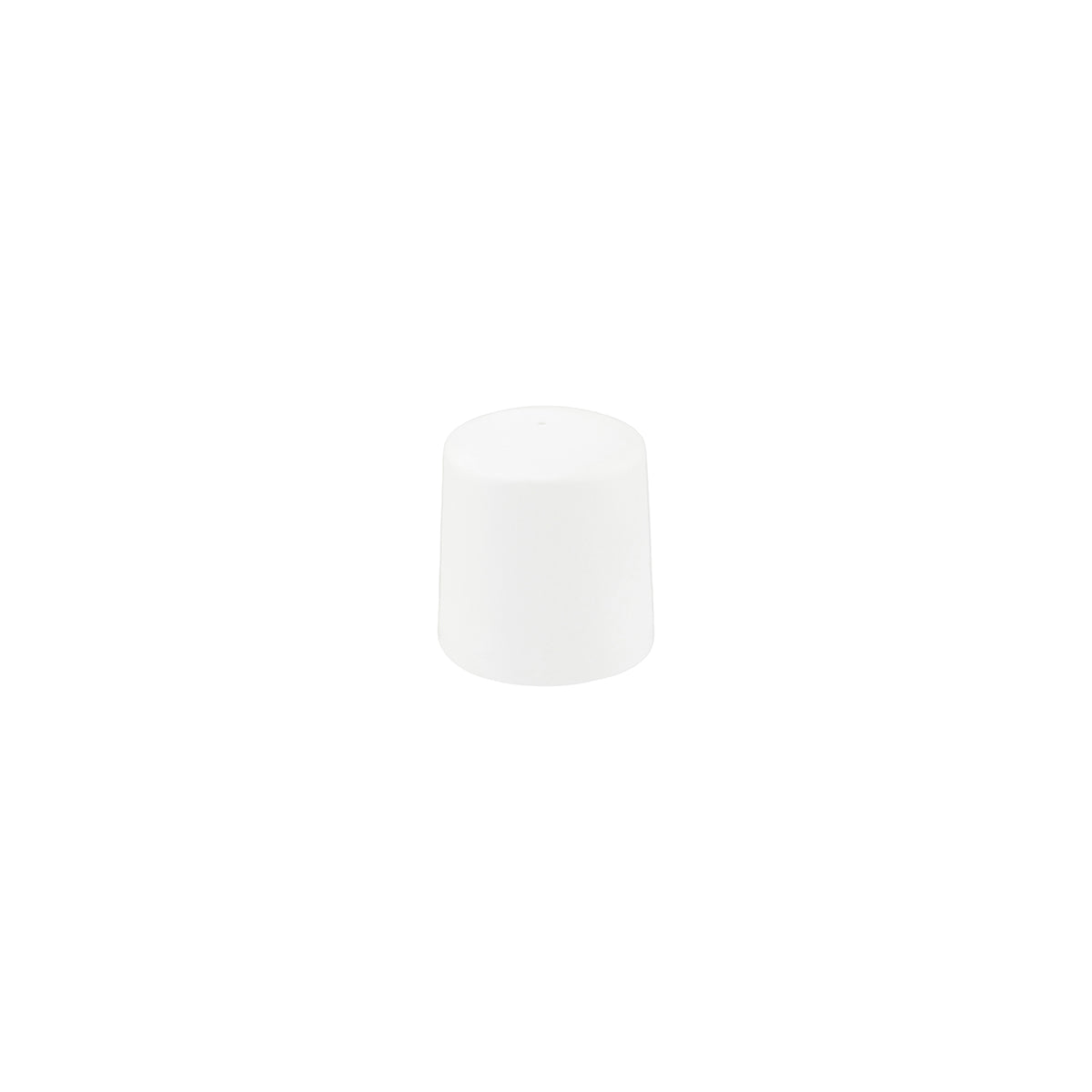 Tablekraft Core White Salt Shaker (1 Hole) Drum 48x53mm (Box of 12) - Kitchenly