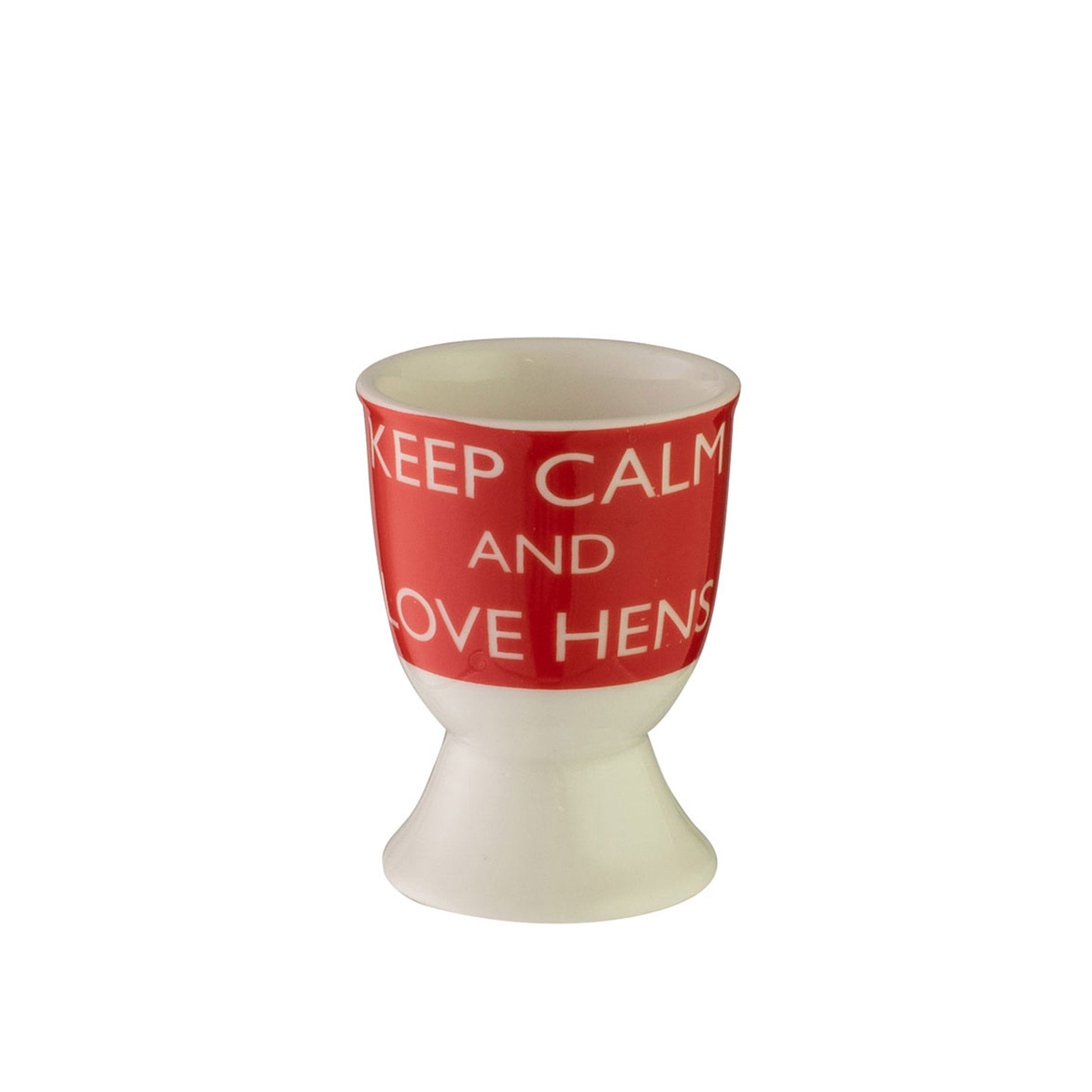 Animal Themed Egg Cup - Keep Calm And Love Hens