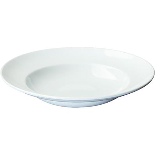 Patra by Nikko Nova Wide Rim Round Deep Plate - 300mm, Box of 6