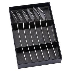 6 Piece Buffet Fork Set - Satin Finish