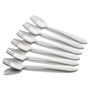6 Piece Buffet Fork Set - Mirror Finish