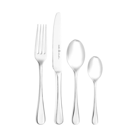 Stuart 24 Piece Cutlery Set, 18/10 Stainless Steel
