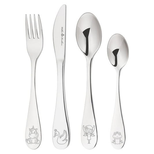4 Piece Children's Cutlery Set - Fairytale