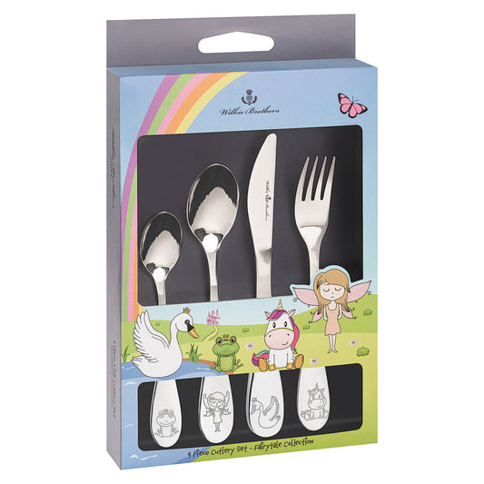 4 Piece Children's Cutlery Set - Fairytale
