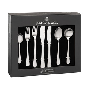 Livingston Satin 42 Piece Cutlery Set