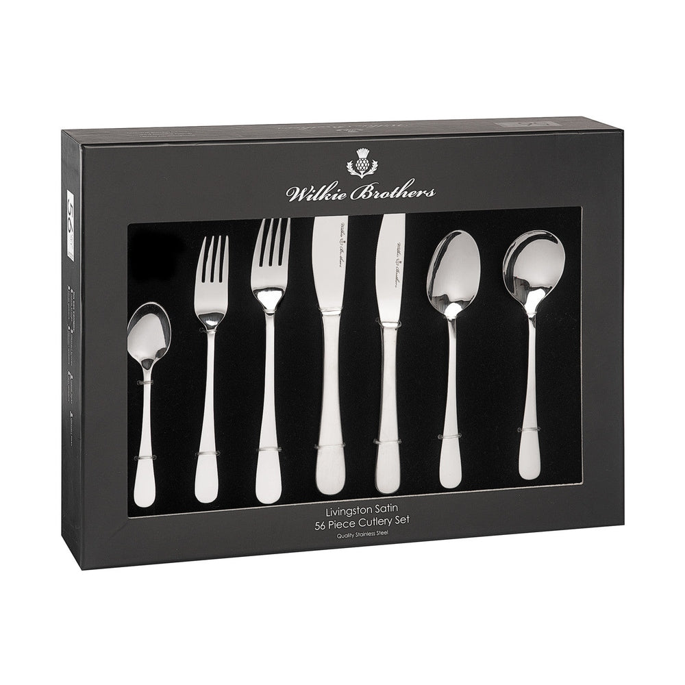 Livingston Satin 56 Piece Cutlery Set
