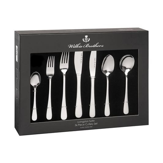 Livingston Satin 56 Piece Cutlery Set