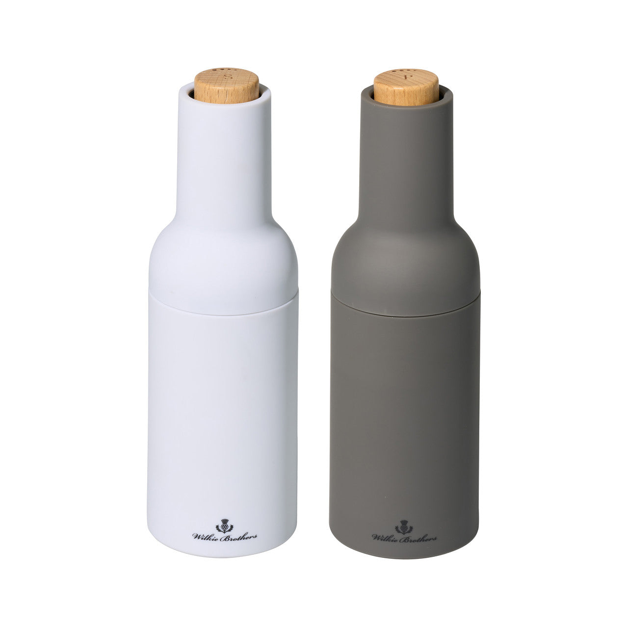 Electric Gravity Salt and Pepper Mill Set Monochrome