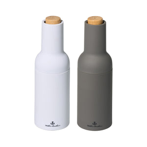 Electric Gravity Salt and Pepper Mill Set Monochrome
