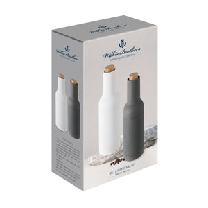 Electric Gravity Salt and Pepper Mill Set Monochrome
