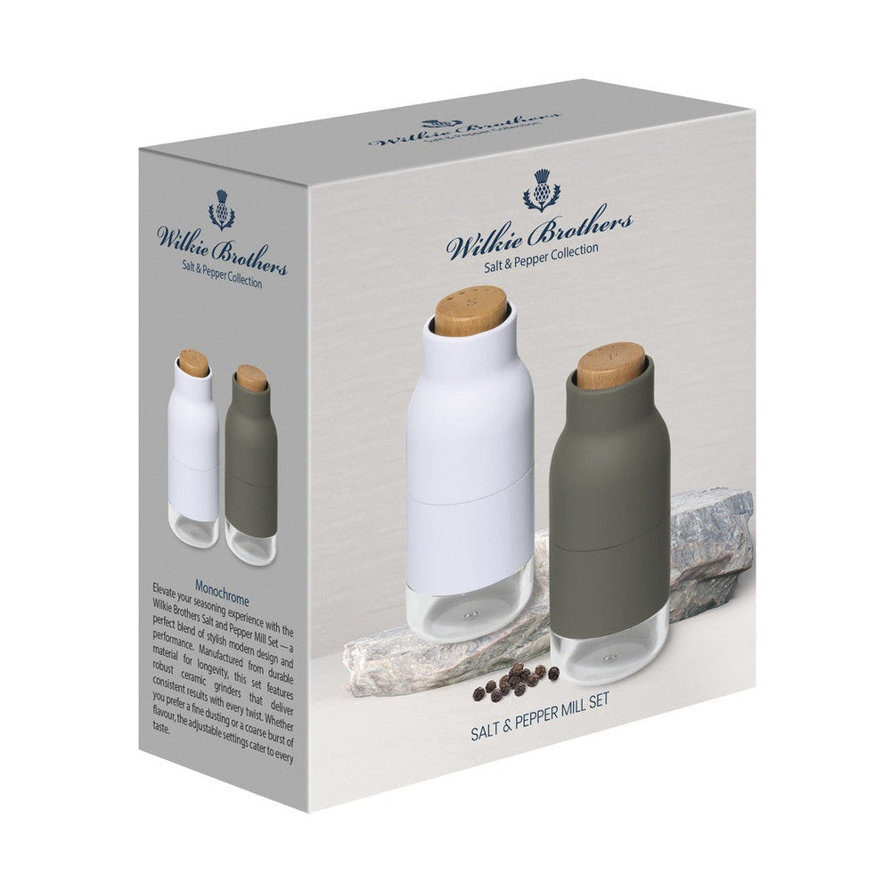 Salt and Pepper Mill Set  Monochrome