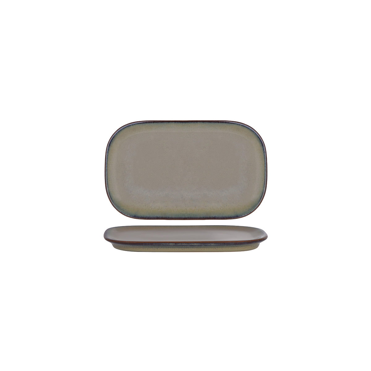 Tablekraft Artistica Canvas Rectangular Coupe Plate 250x140mm (Box of 12) - Kitchenly