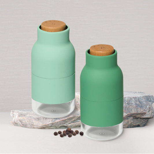 Salt and Pepper Mill Set Eucalyptus Green