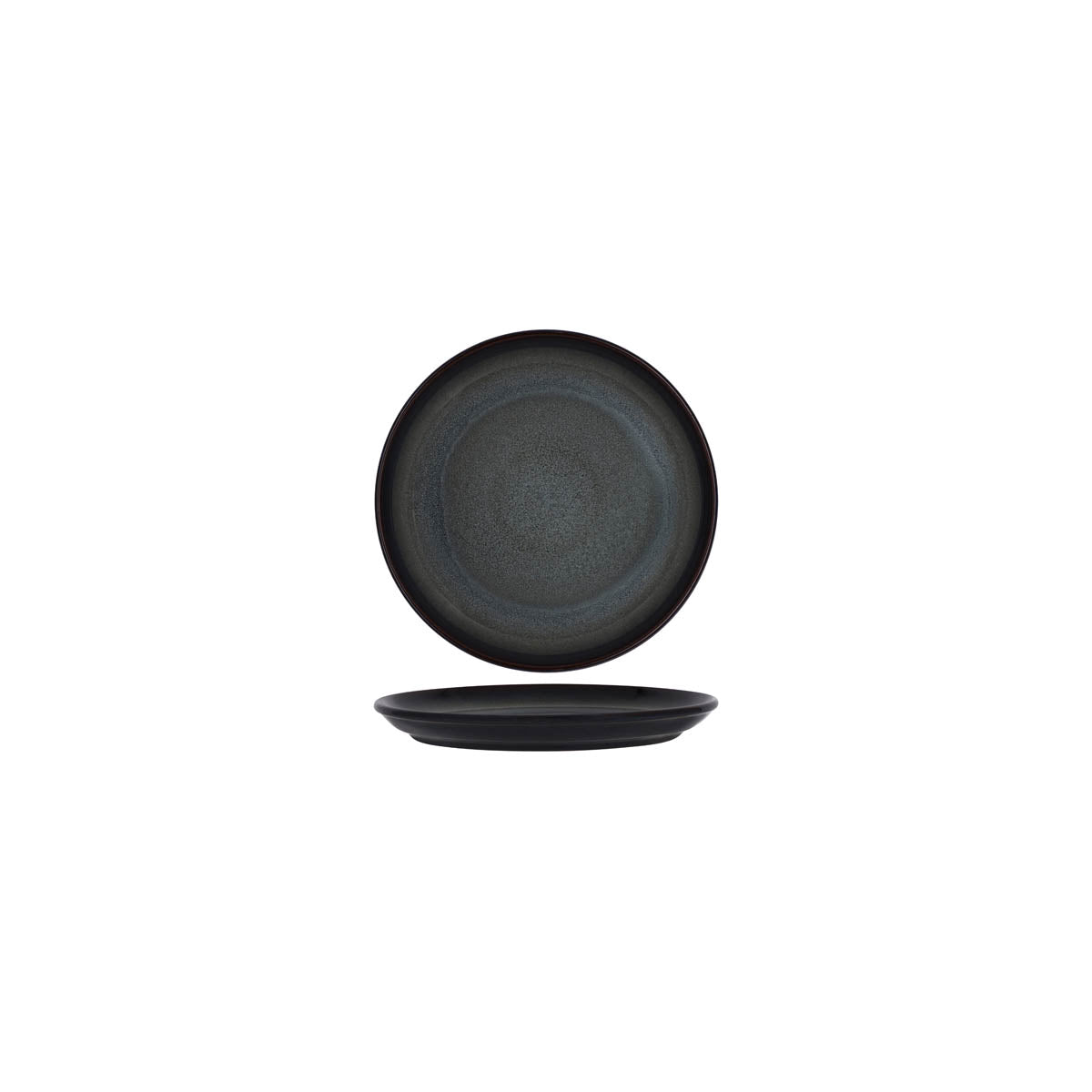 Tablekraft Artistica Pewter Round Coupe Plate 160mm (Box of 12) - Kitchenly