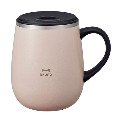 Bruno Stainless Mug Short With Lid 460 ml