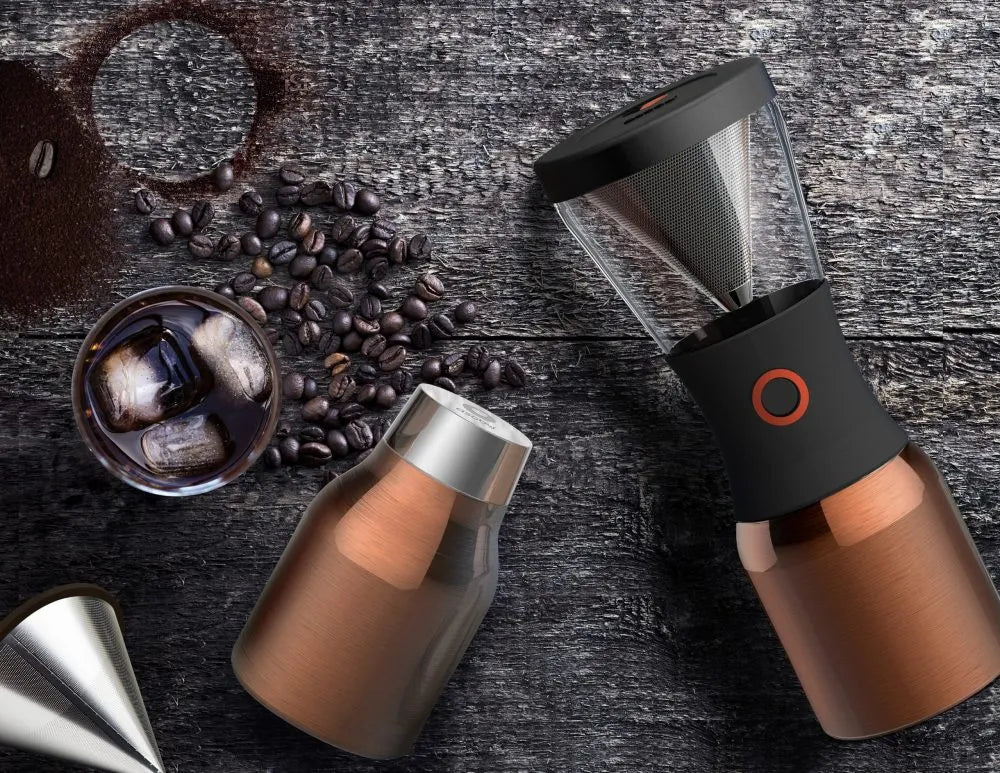 Asobu Cold Brew Coffee Maker 2 Go, Copper 1.1L - Kitchenly