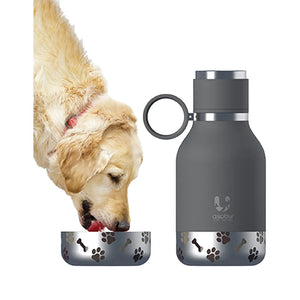Asobu Stainless Steel Dog Bowl Bottle, 975ml - Kitchenly