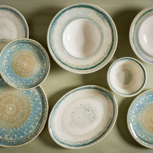 Bonna Rivus Ethnic Round Coupe Plate - 320mm, Box of 6