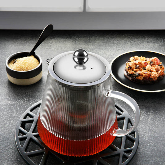 Brew Infusion Teapot With Vertical Stripes 600ml