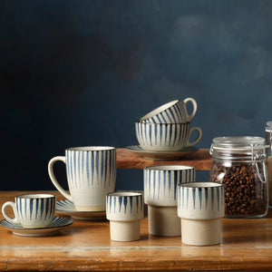 Brew Pottery Blue Flame Espresso Cup - 90ml, Box of 6