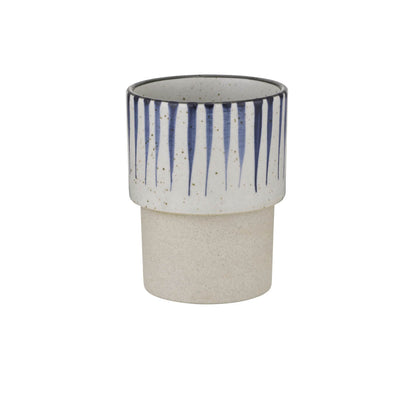 Brew Pottery Blue Flame Stackable Tumbler - 280ml, Box of 6