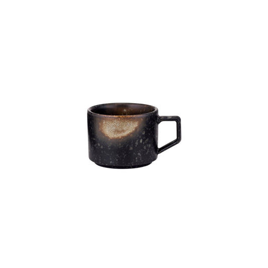Brew Pottery - Tierra Brown Straight Side Espresso Cup - 90ml, Box of 6