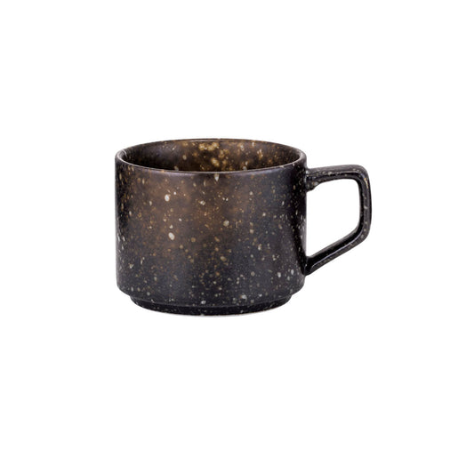 Brew Pottery - Tierra Brown Straight Side Cup - 220ml, Box of 6