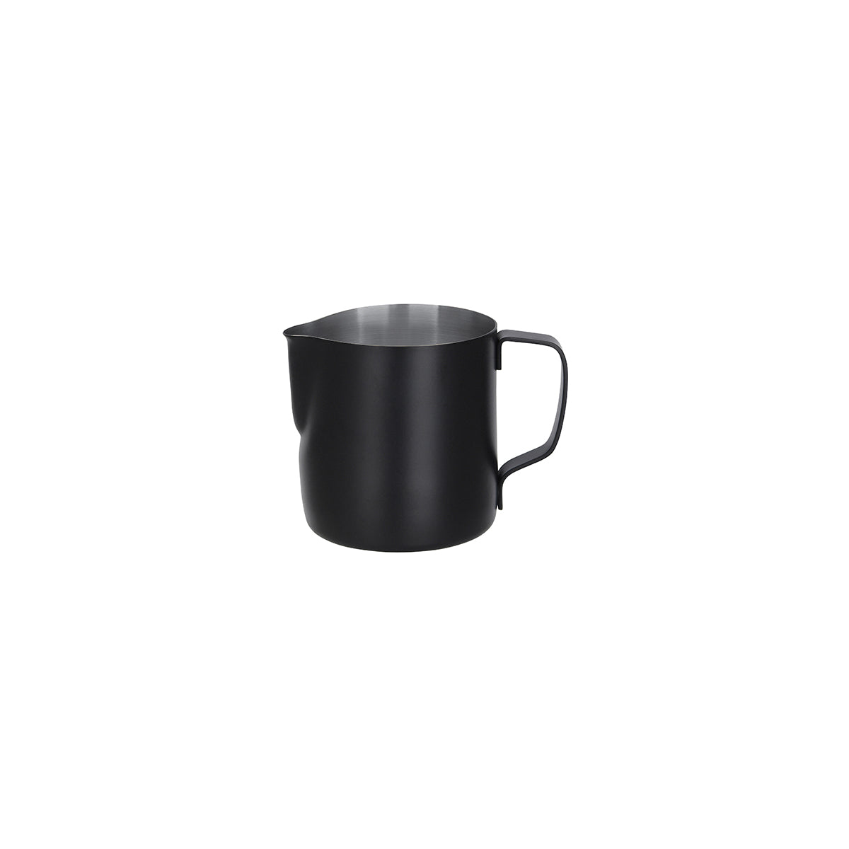 Brew Stainless Steel Milk Frothing Jug -  350ml, Powder Coat Black