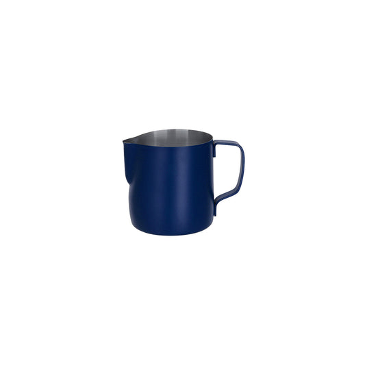 Brew Stainless Steel Milk Frothing Jug -  350ml, Powder Coat Blue