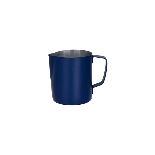 Brew Stainless Steel Milk Frothing Jug -  600ml, Powder Coat Blue