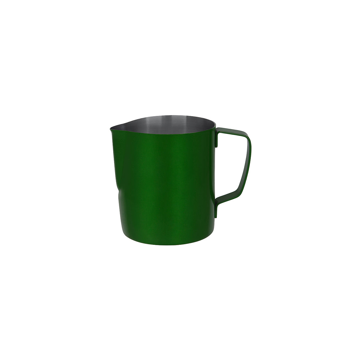 Brew Stainless Steel Milk Frothing Jug -  600ml, Powder Coat Green