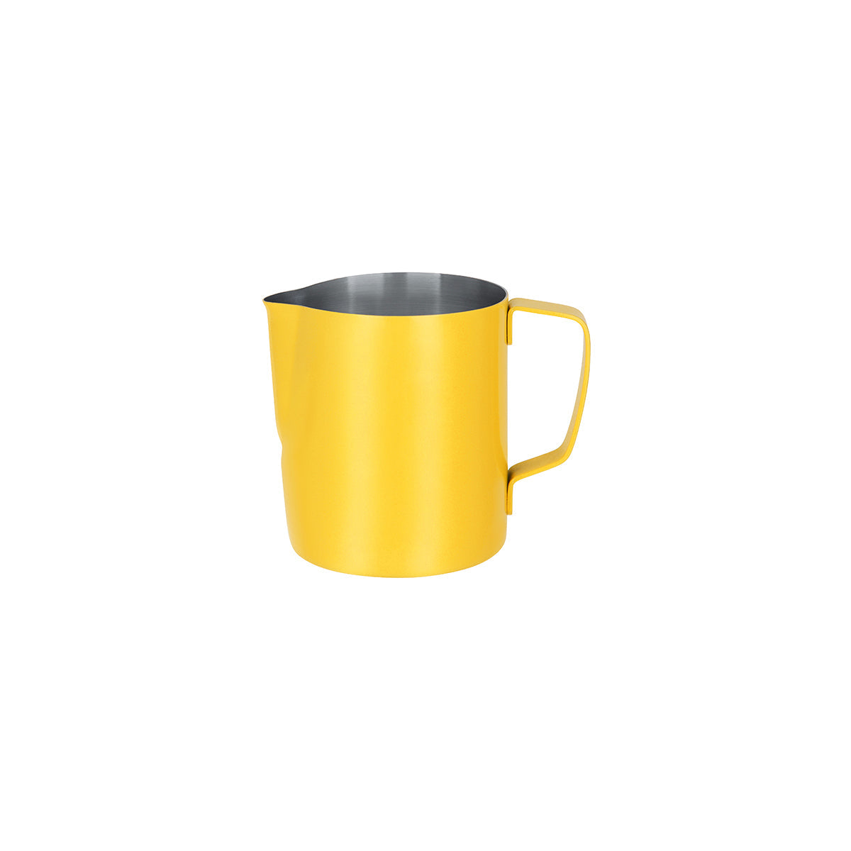 Brew Stainless Steel Milk Frothing Jug -  600ml, Powder Coat Yellow