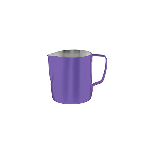 Brew Stainless Steel Milk Frothing Jug -  600ml, Powder Coat Purple