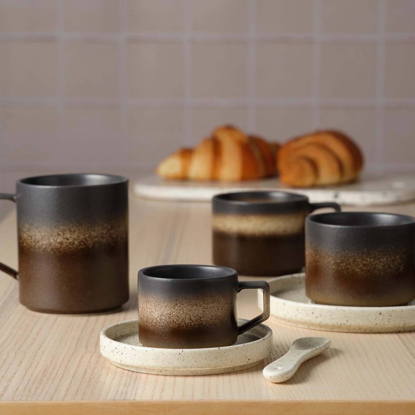 Brew Pottery Tan Coffee Spoon - 115x25mm - Set of 6