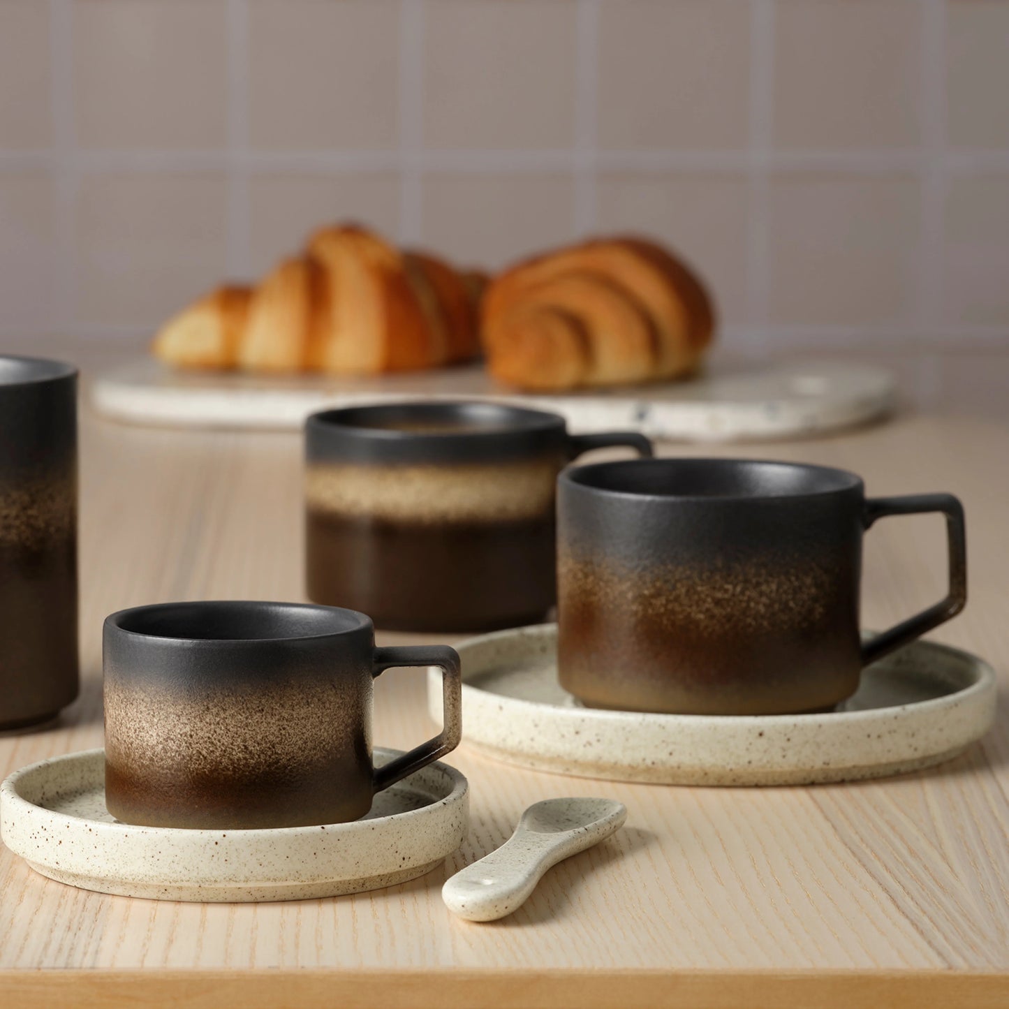 Brew Pottery Tan Saucer 115mm - Set of 6