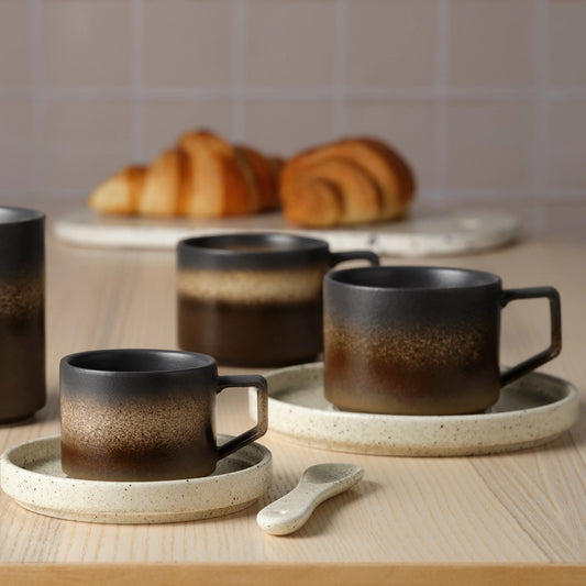 Brew Pottery Tan Saucer 155mm - Set of 6