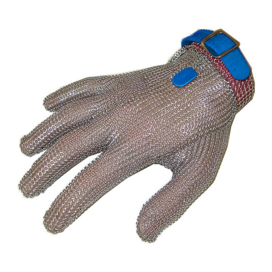 Chainex 5 Finger Ambidextrous Large Plastic Band - Blue - Kitchenly