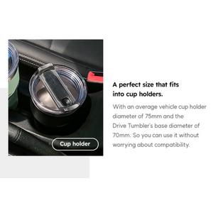 Cuitisan Drive Tumbler Container - 890ml Container - Mild Black
